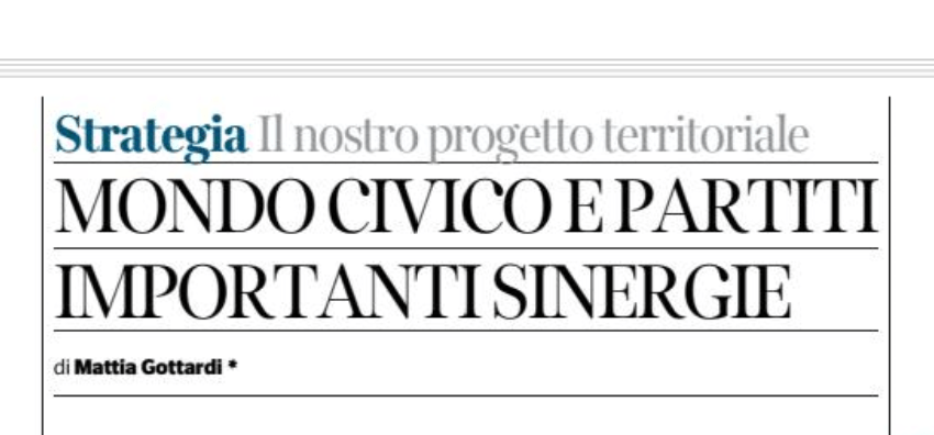 Mondo civico e partiti: importanti&nbsp;sinergie