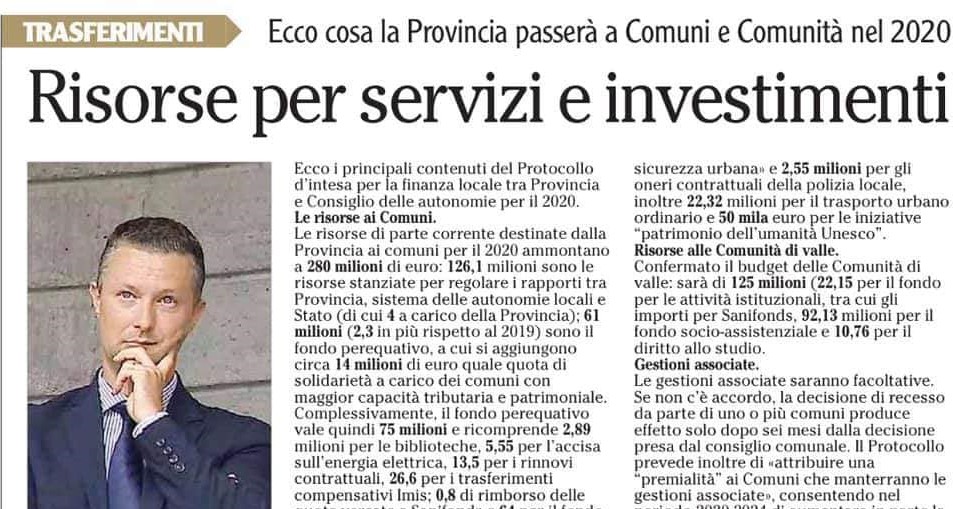 Protocollo di finanza locale: ecco cosa cambia a favore dei&nbsp;Comuni