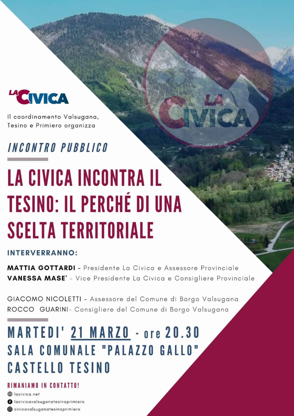 Incontro Tesino : 21 marzo 2023